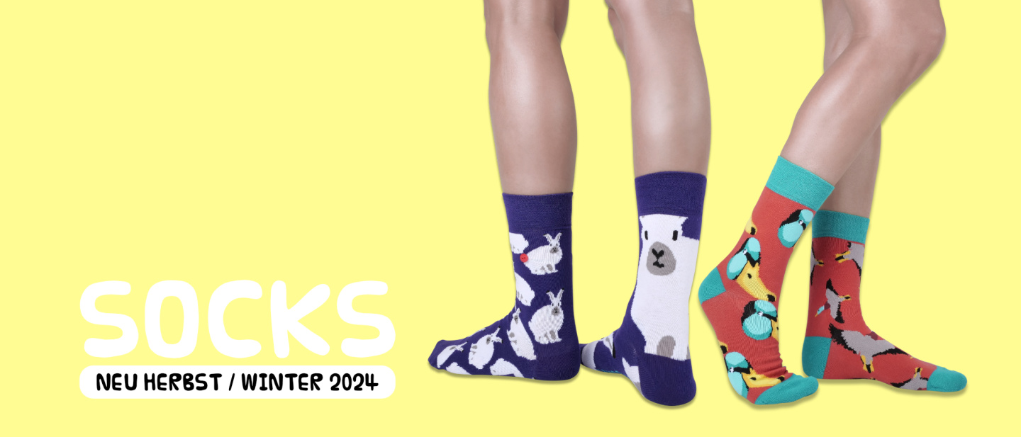 Lustige bunte Socken - UnaBux