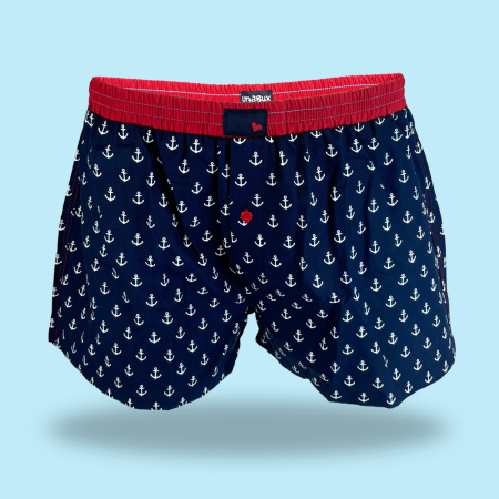 Unabux Boxershorts LINDE, grün weisses Vichy und...