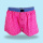 Unabux Boxershorts PINK HEARTS, pinke Shorts mit weissen Herzen und blauem Bund