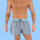 Unabux Boxershorts DAVID, dunkleblau weisses Vichy Karo mit hellblauem Bund