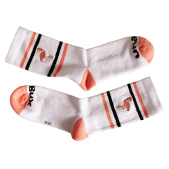 " bestickte Sportsocke " FLAMINGO