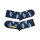 Unabux Socke - MY LOVE, dunkelblau mit roten Herzen